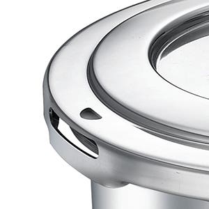 Prestige Svachh Popular Spillage Control Stainless Steel Pressure Cooker, 1.5 L (Silver)