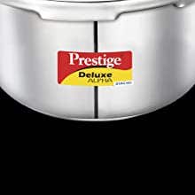 Prestige Svachh Deluxe Alpha 2.0 Litre Stainless Steel Outer Lid Pressure Cookers, Silver