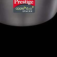 Prestige Apple Duo Plus Svachh Hard Anodised Pressure Cooker, 2.0 L