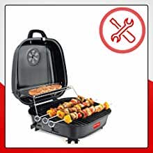 Prestige PPBB-02 charcoal Barbeque Grill, Black, Free standing